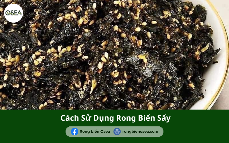 Cách sử dụng Rong Biển Sấy 