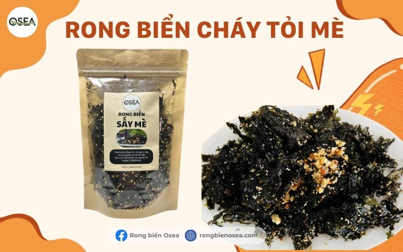 2. Cách Làm Rong Biển Cháy Tỏi Mè Béo Ngậy